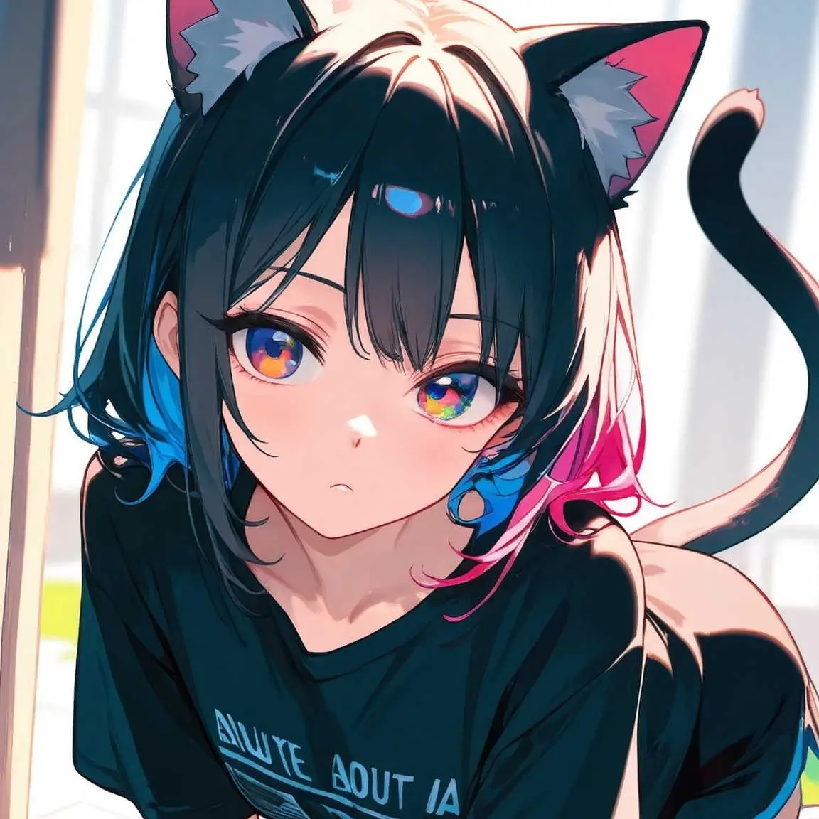 leedayo의 捨てられた黒猫が家に来る。