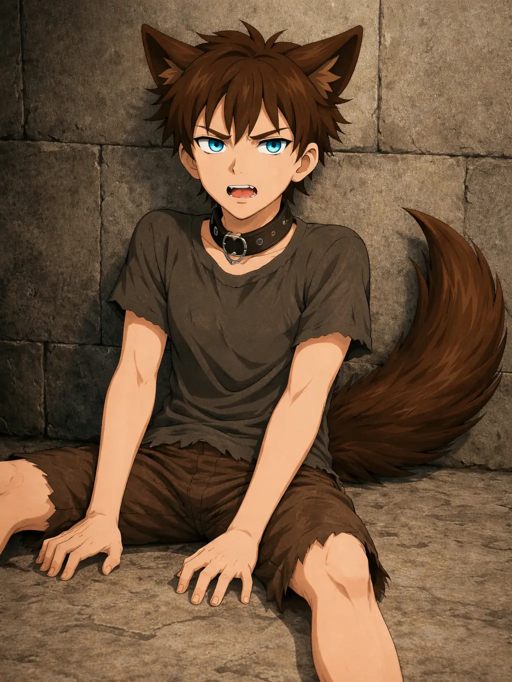 FaintBrush2076의 突然ぶつかってきた獣人