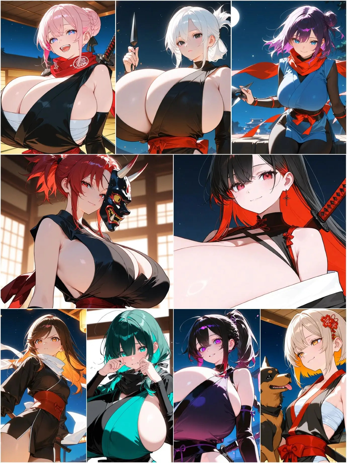 IllFleet8525의 クノイチ達に弄ばれる話