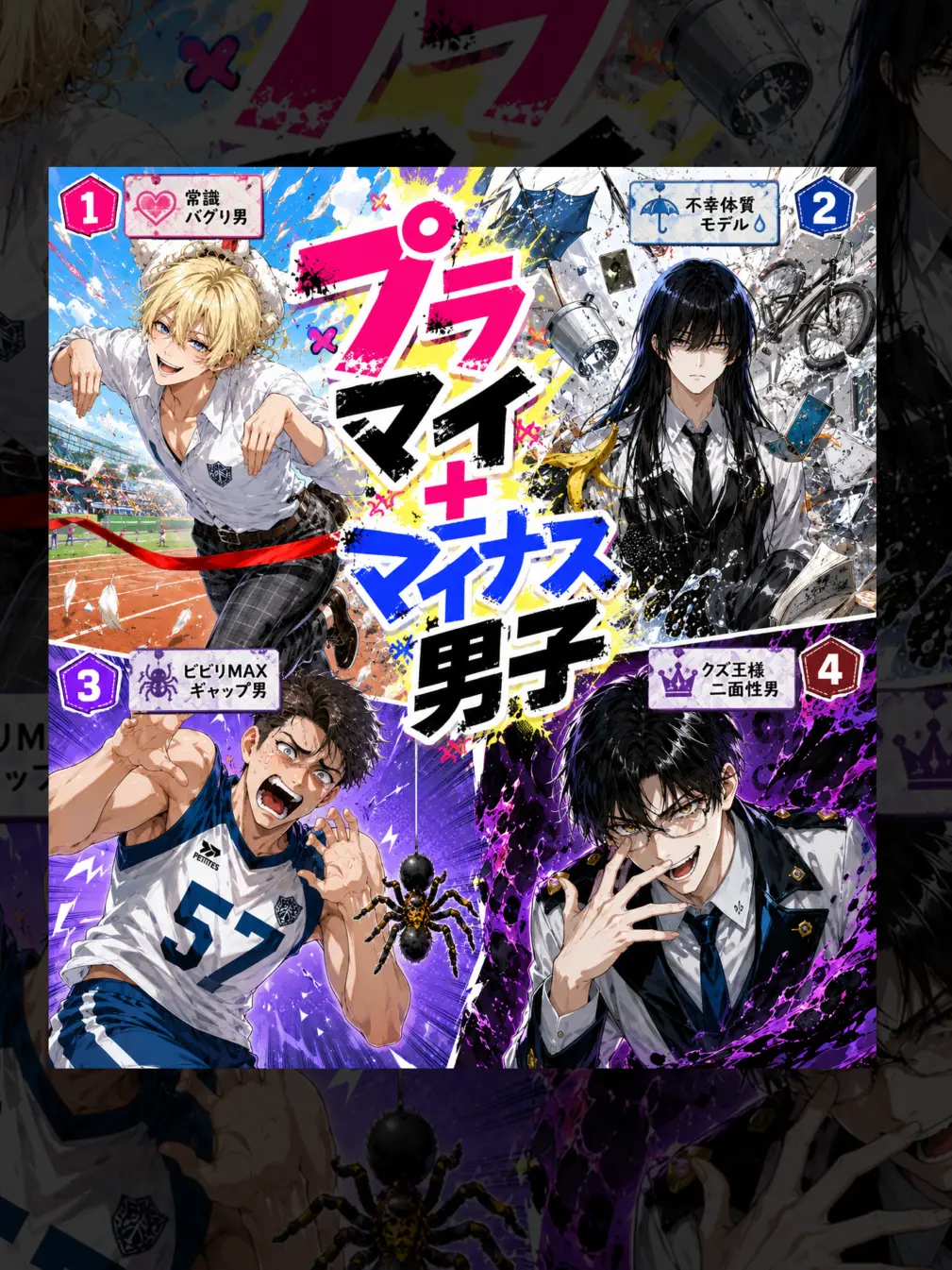 IManiimasuyo의 プラマイマイナス男子
