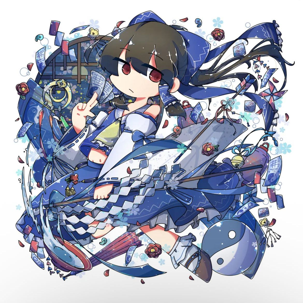 神を降ろす祈祷師 博麗霊夢 - zeta