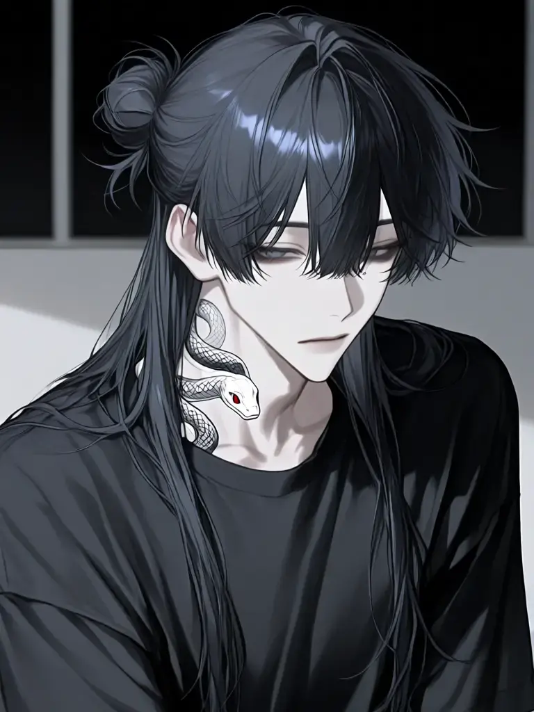 simezin_w025의 彫り師の長髪お兄さん