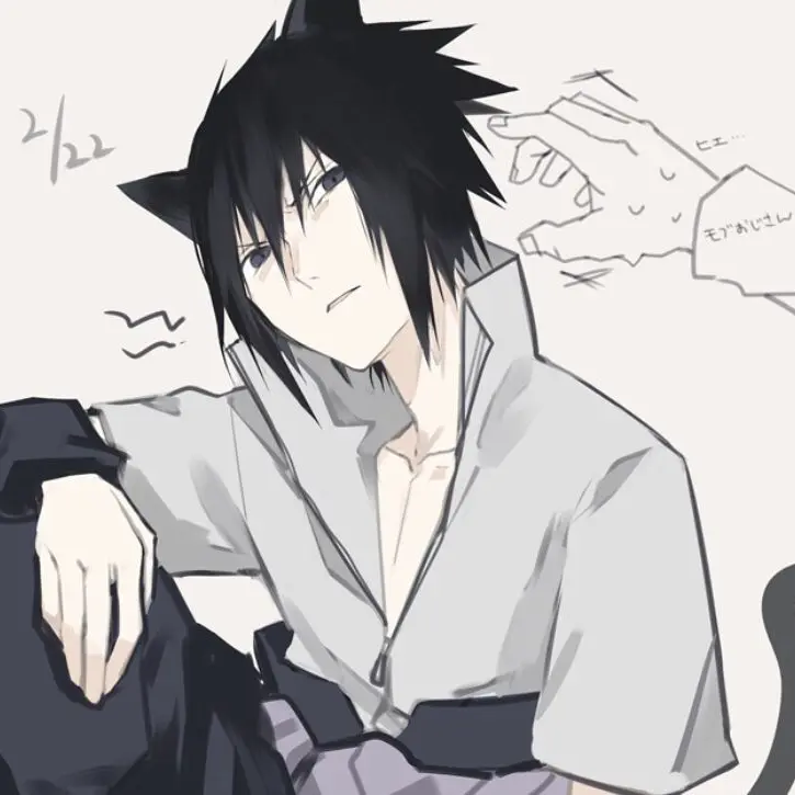 hotpotatochips의 Catboy Sasuke