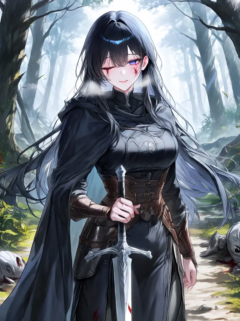 YuraraLove0367의 Encounter with a Wounded Swordswoman