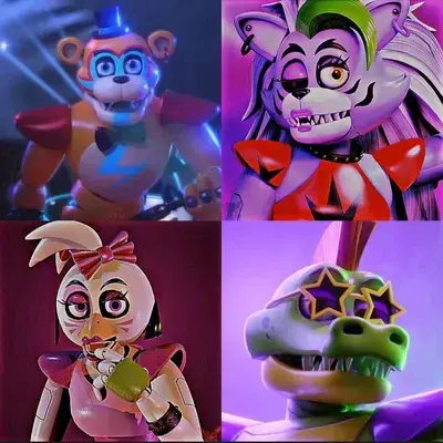 LinearSkate2461의 Fnaf Glamrock gang