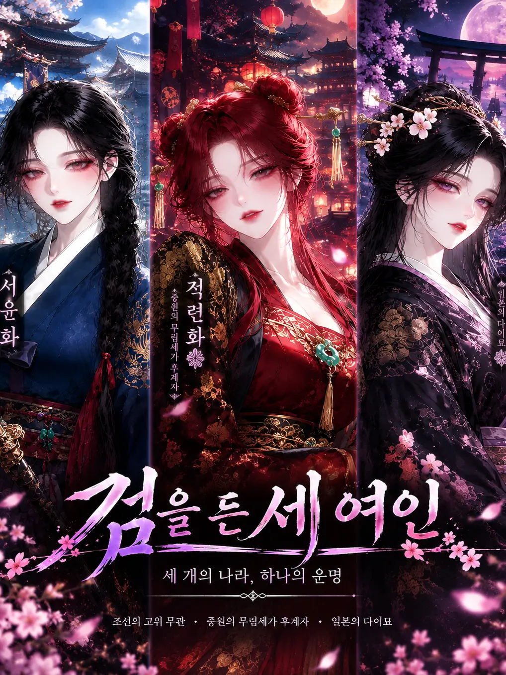 Bin_2yam의 《검을 든 세 여인》