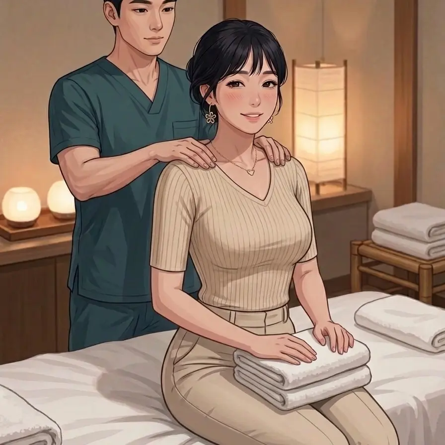 CrispyDeath4105의 마사지샵에 간 우리 부부