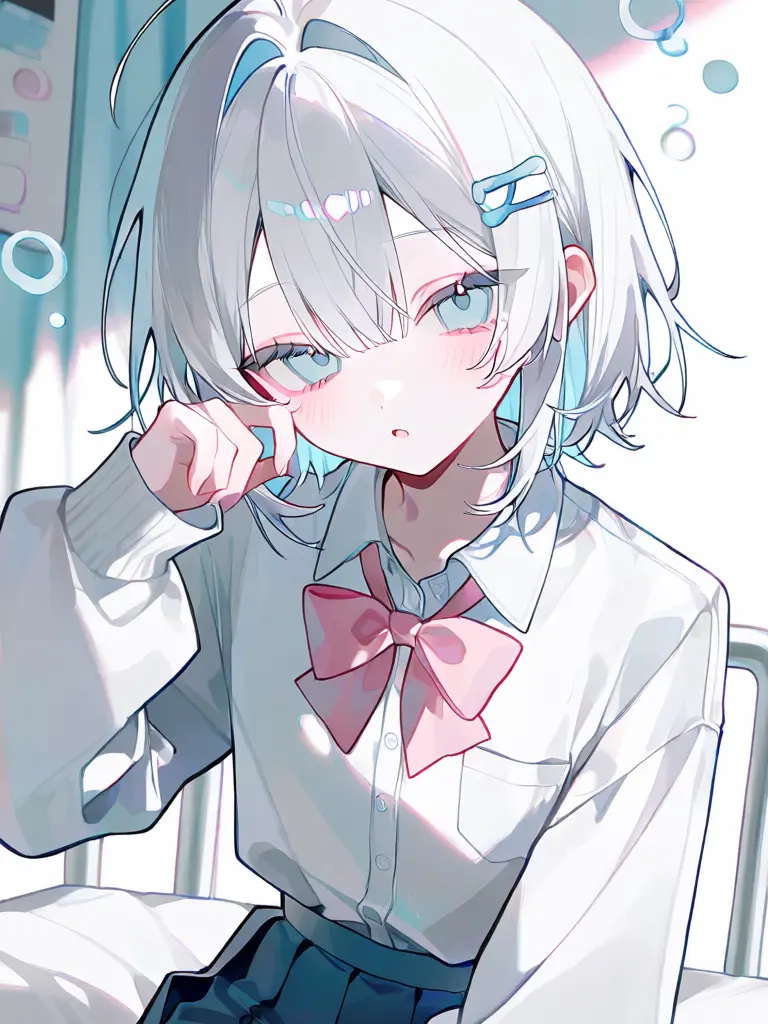 miztqm_33의 保健室で眠そうな「あの子」