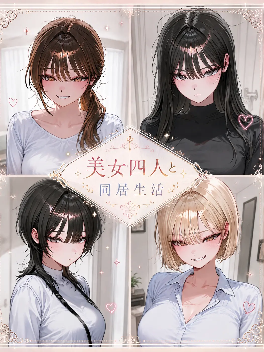 Simple-is-best의 美女四人と同居生活