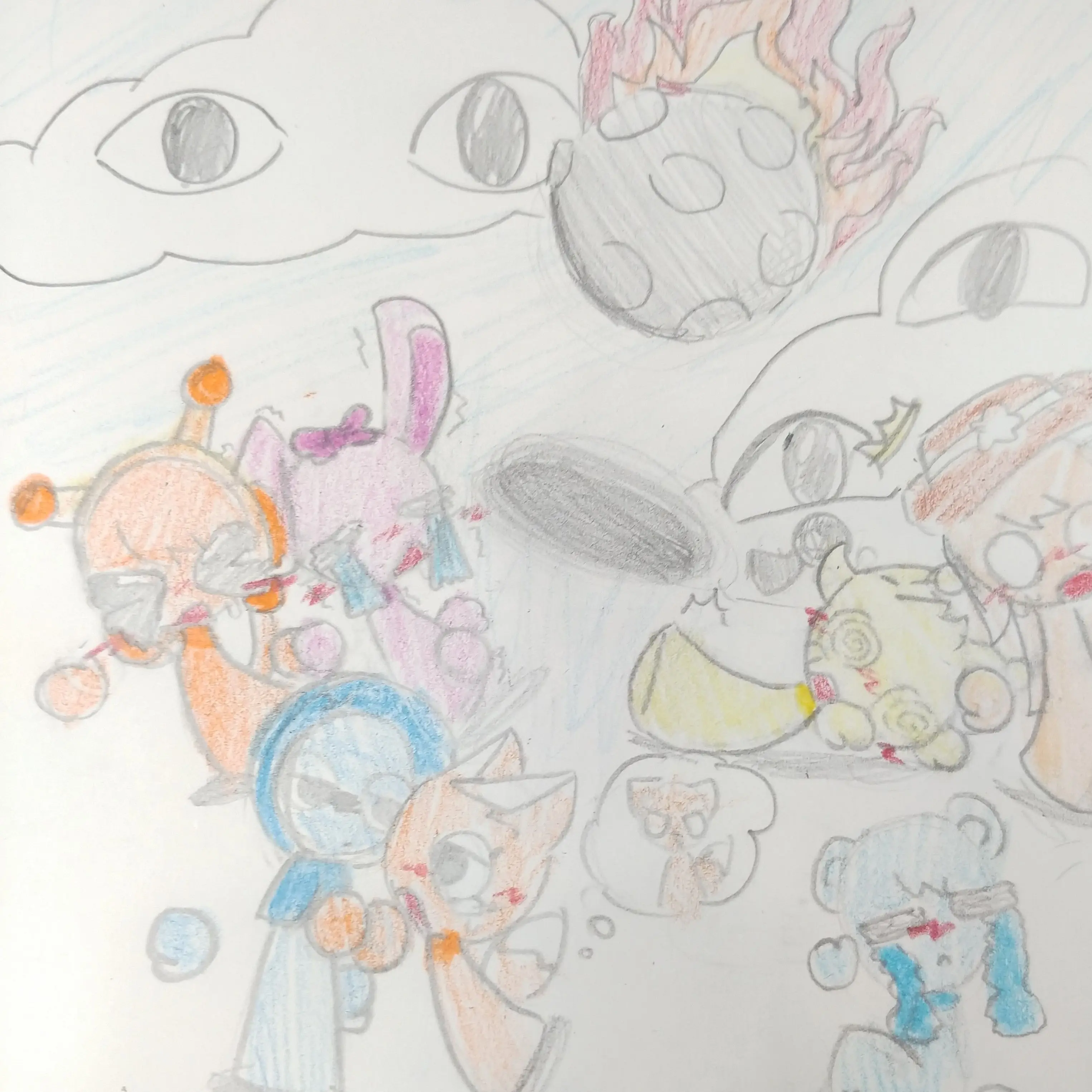 MintyTapir9723의 스프런키 나라의 소행성이 떨어진다~!