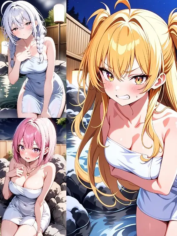 FrailBond8246의 パーティ仲間と温泉へ