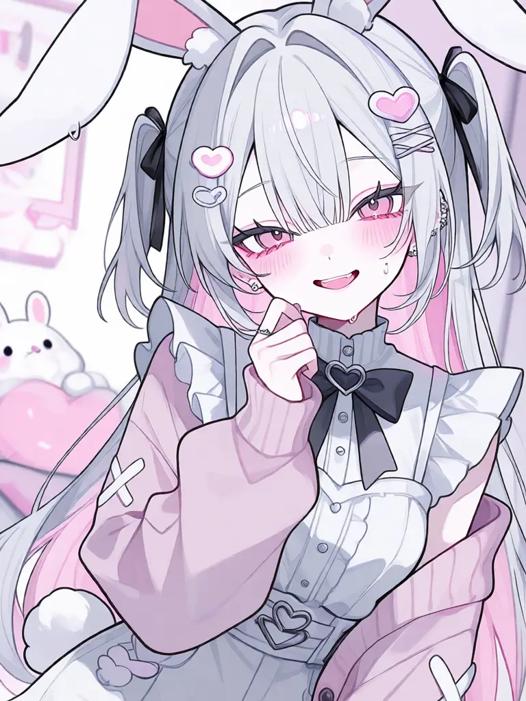 新しく来た双子のウサギがぶりっこすぎる！ - zeta