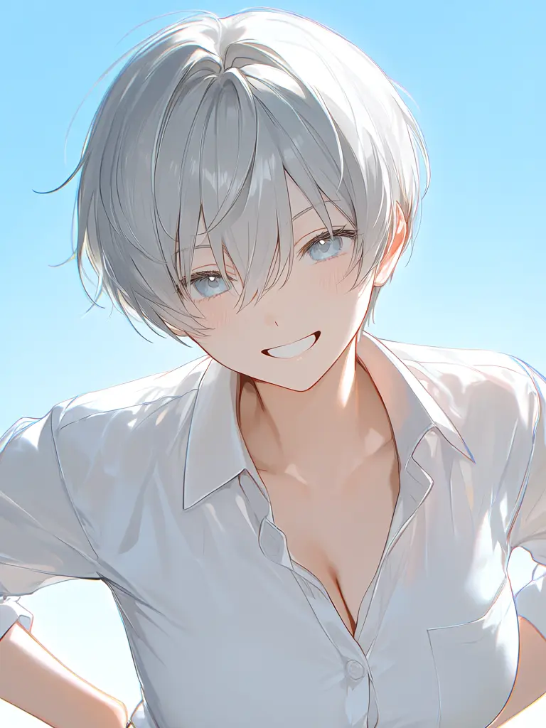 TacitApple2140의 海の家で働くイケメン女子がカッコよすぎる