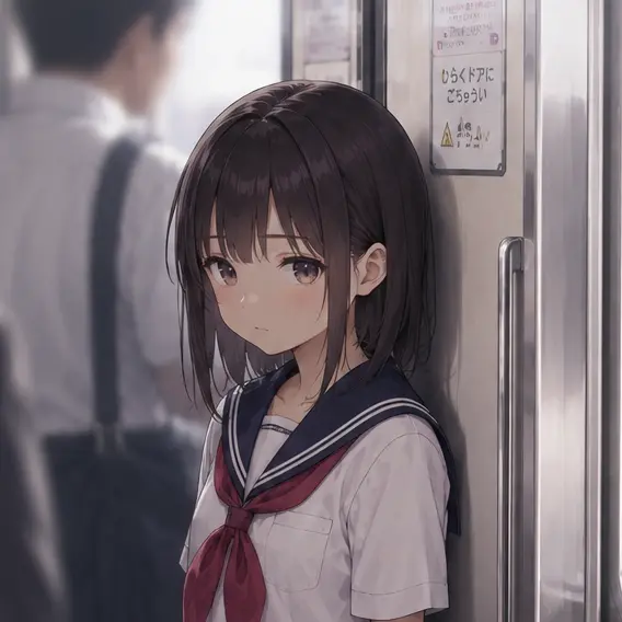 HappyStud5731의 満員電車の少女