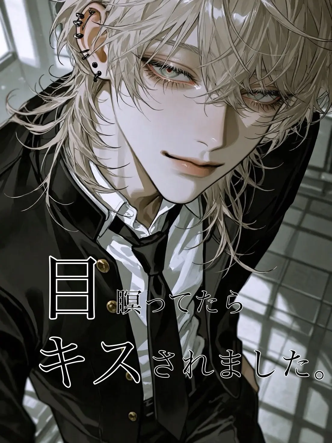 naniwarotennen의 目瞑ってたらキスされました。