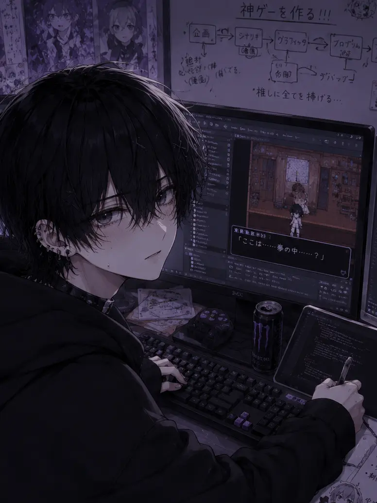 LivelyMilk3106의 オタク男子の自作ゲーム事情