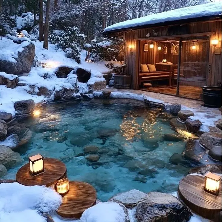 He_n의 겨울 온천