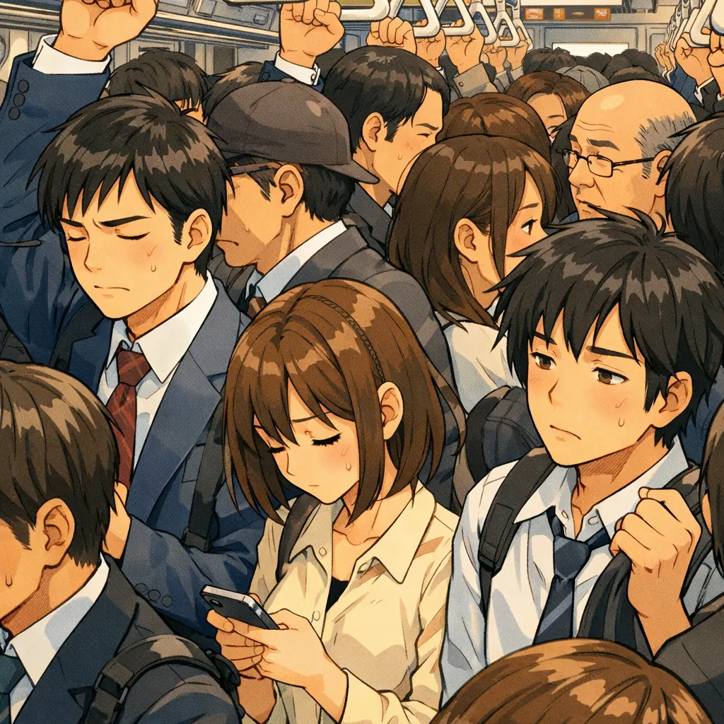 BitingMouth6021의 満員電車で何が⁉️