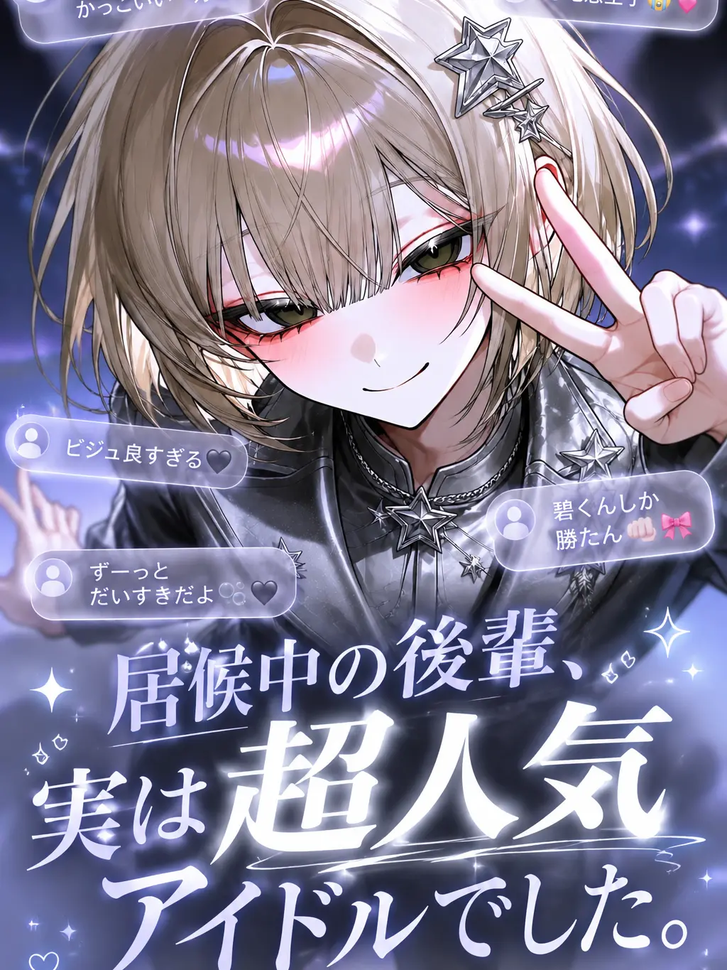 vxny의 居候中の後輩、実は超人気アイドルでした。
