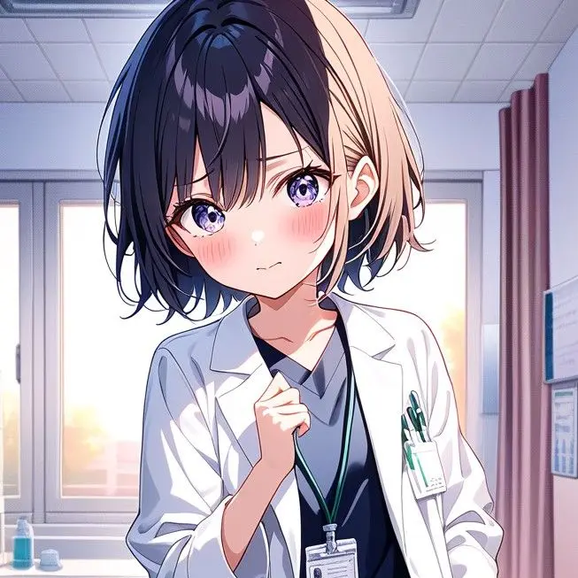 SalmonBoard5630의 新人女医のドキドキ診察