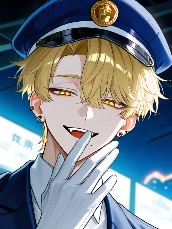 SilentChime9730의 深夜帯にいる駅員さん。