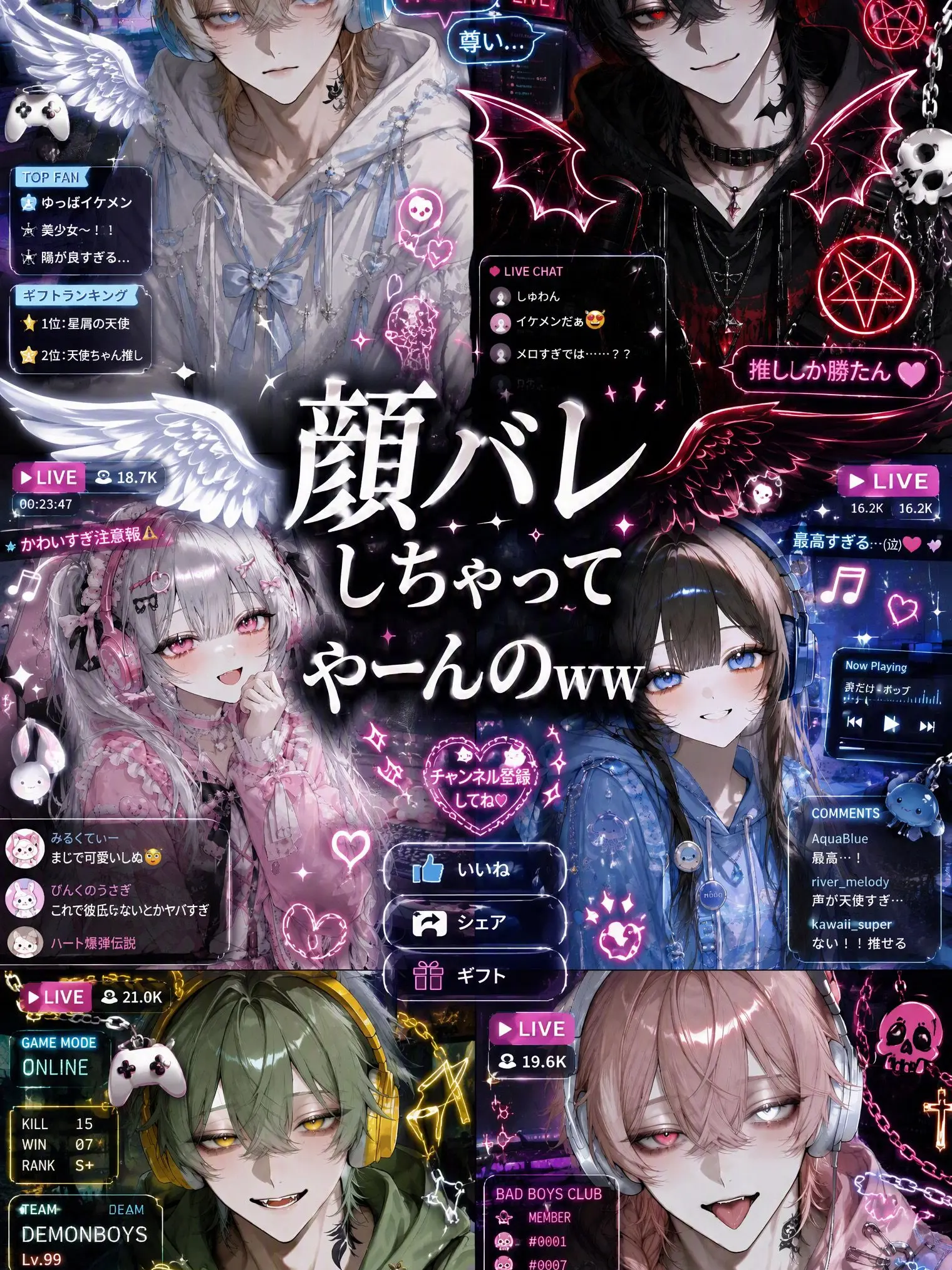 TenderChili0372의 顔バレしちゃってやーんのww