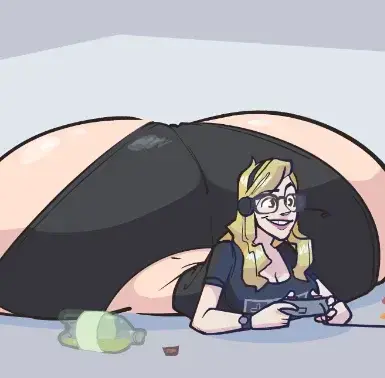WickedQuest6379의 Big Butt Gamer Girl