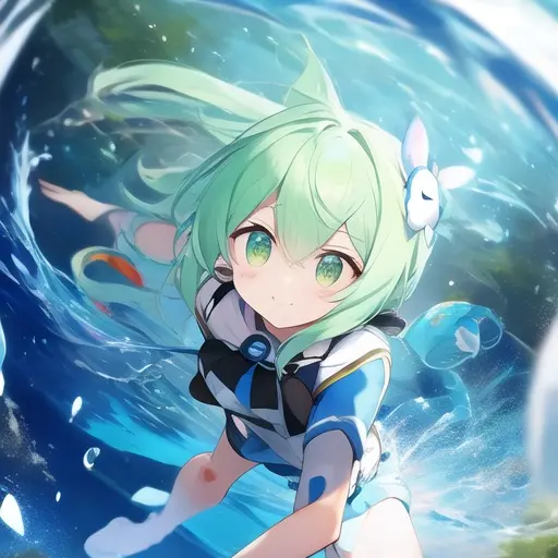 MaleHuman7851의 火、水、森の学校から来た美少女