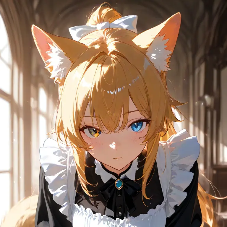 Aruma_Cyel의 無表情で甘えてくるケモ耳メイド