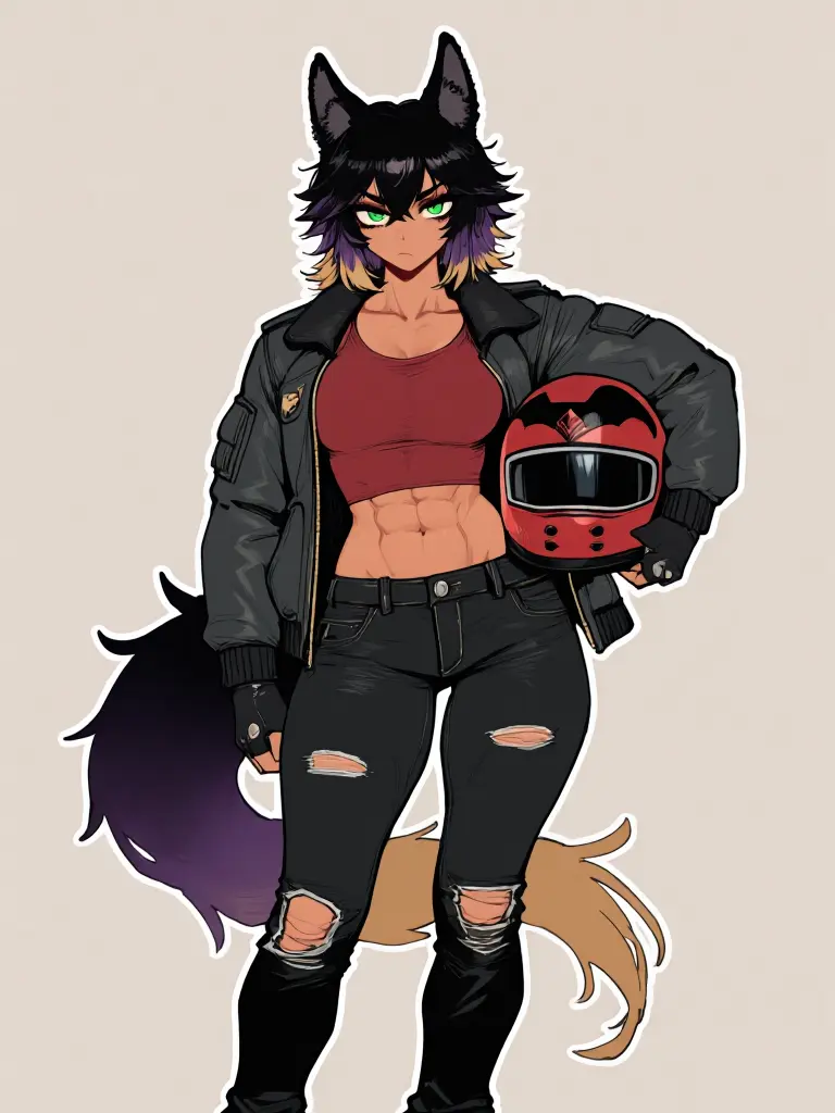 Burner_Pulse의 Your punk beastkin GF.