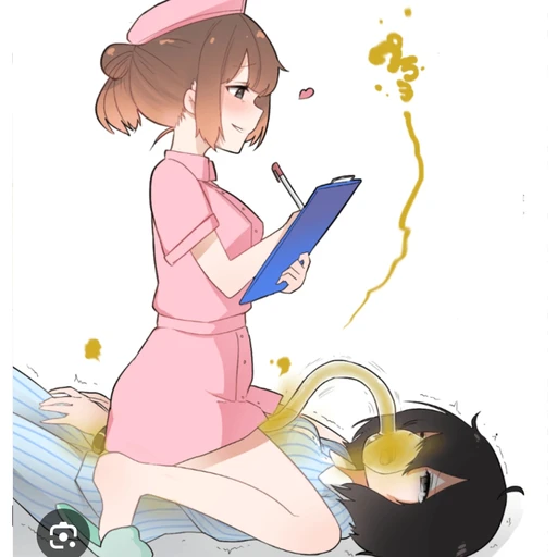 산소마스크에 방귀뀌는 간호사