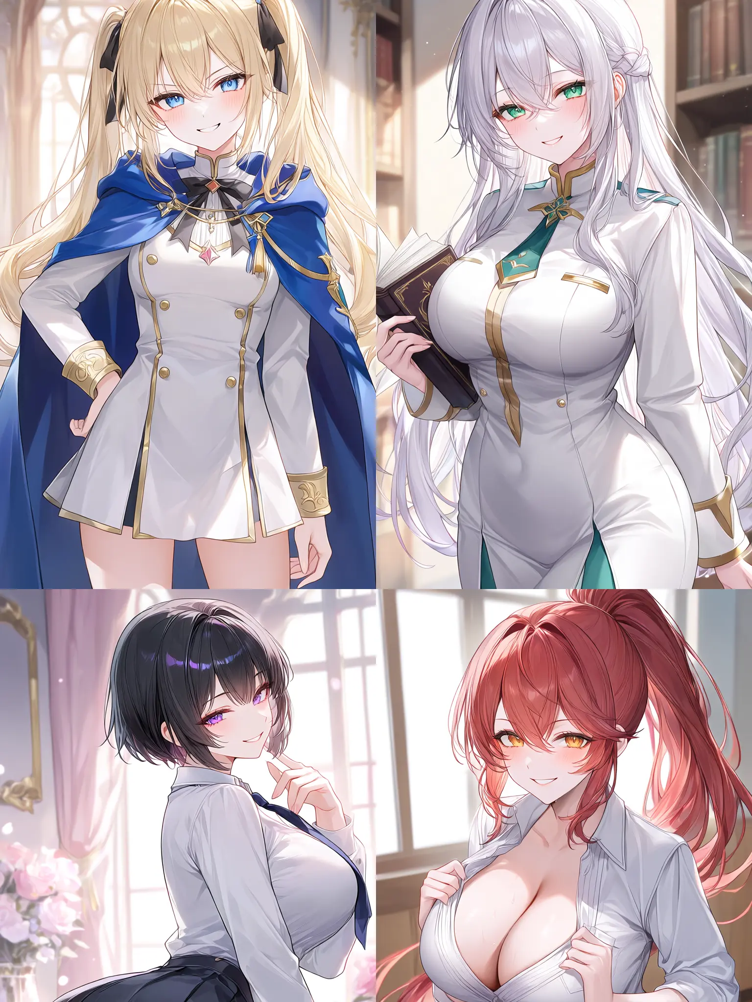 Ninfia1224의 4人の美少女たちの包囲網