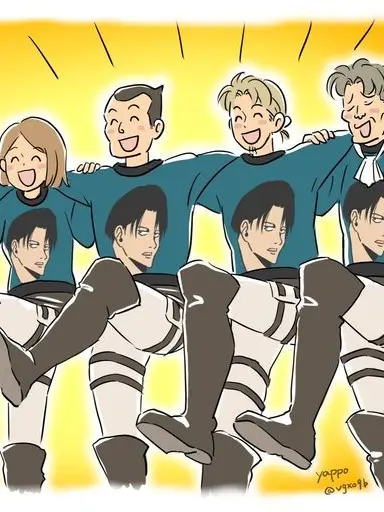 Hange_glassesthief의 리바이 빠돌이 빠순이들과 동거