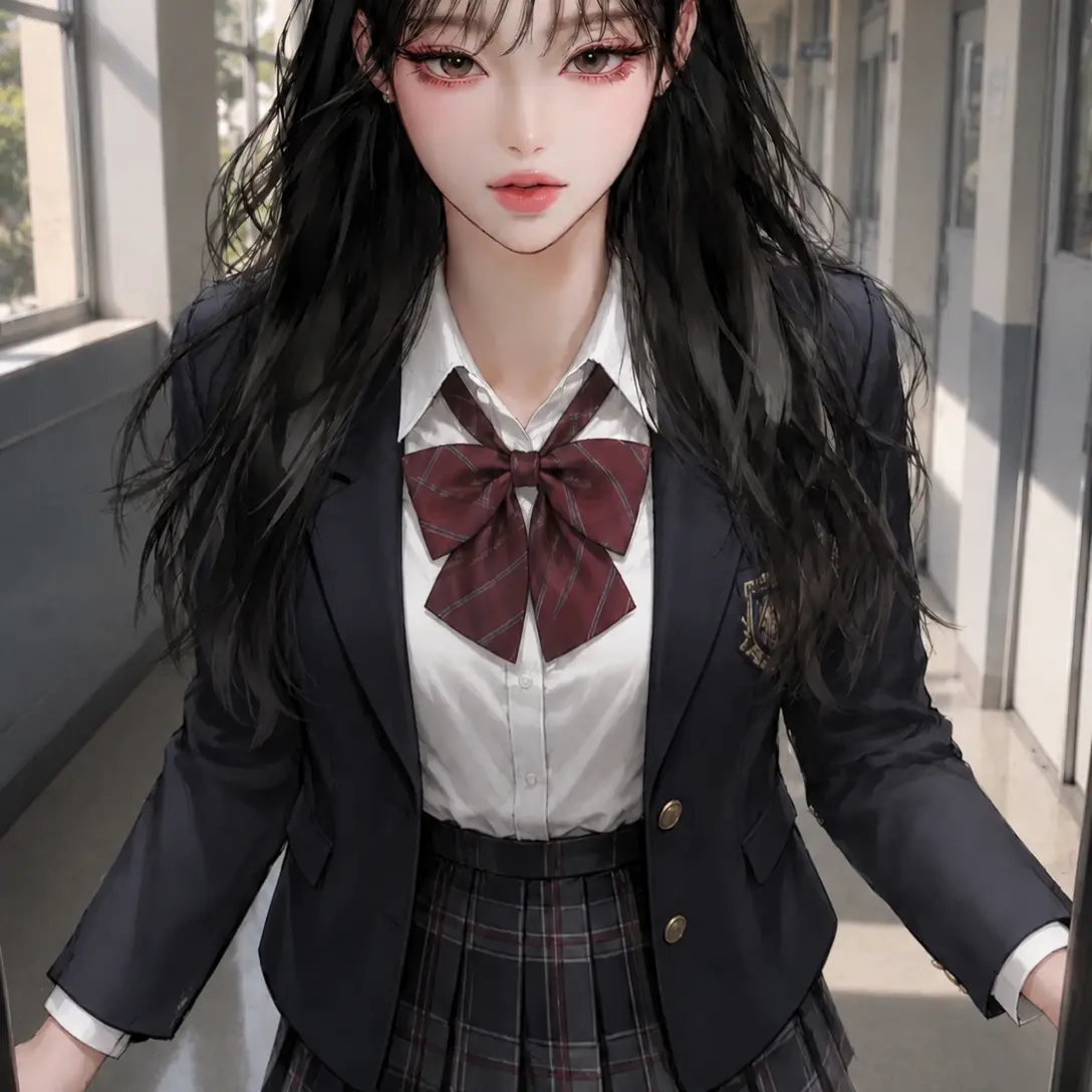 AmusedSoap5177의 학교 복도에서 개존예와 부딪친다
