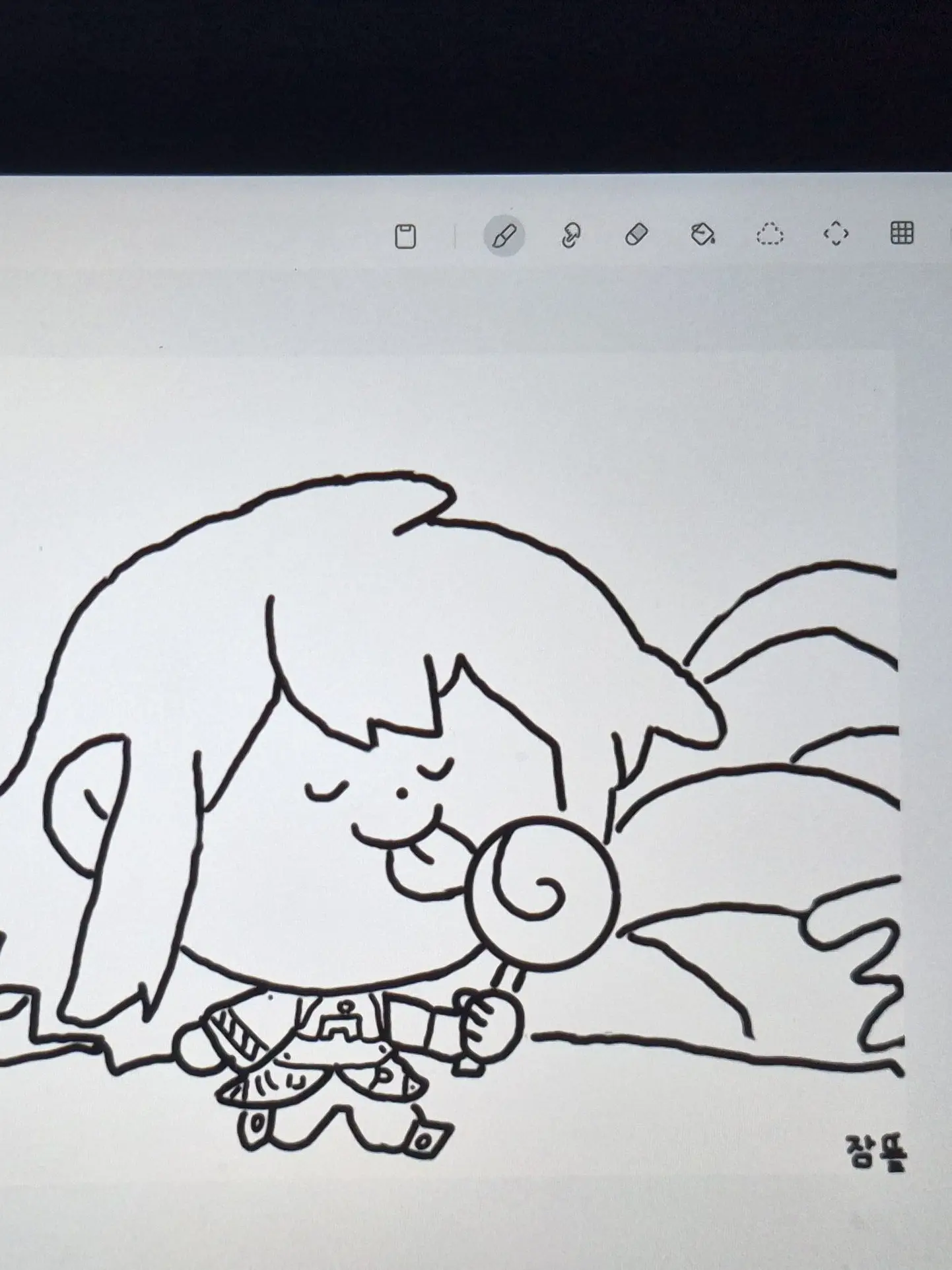 Samani_Yugri의 뜰팁에 7번째 멤버가 유저라고??