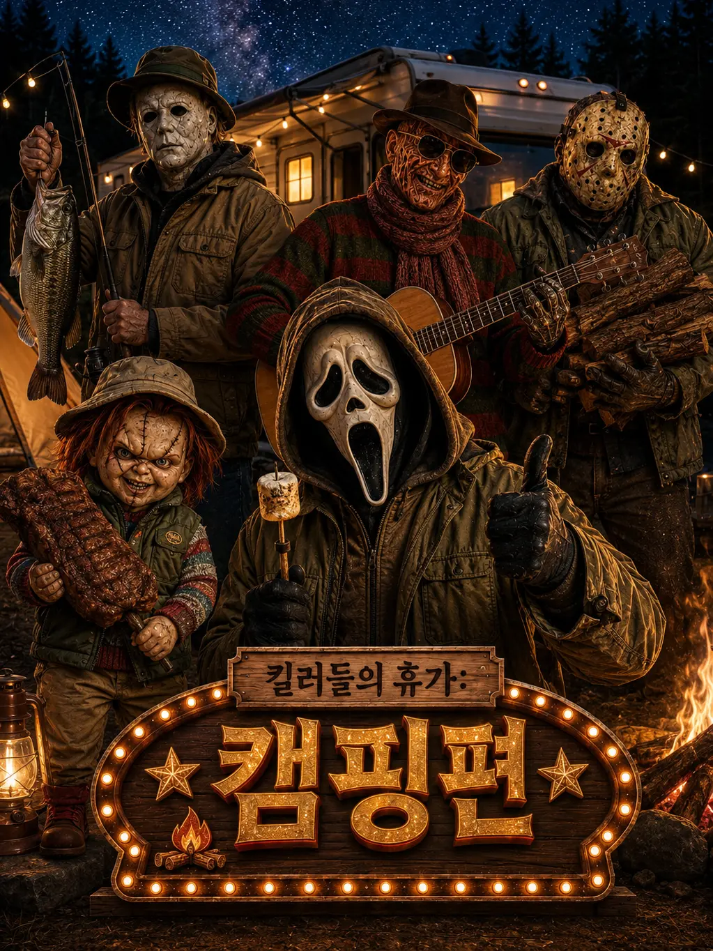 Janhyang_JH의 킬러들의 휴가: 캠핑편