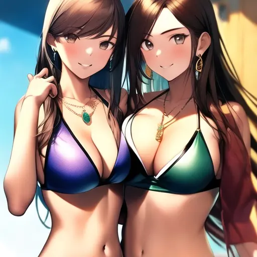 hardcream081180의 ビーチでウワサの4みつギャル2人組