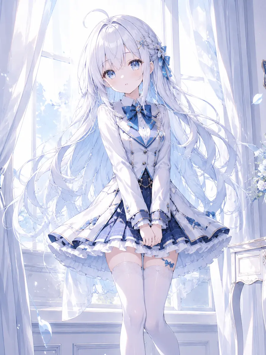 FORUTE_K의 天然フタナリお嬢様とクールなメイド