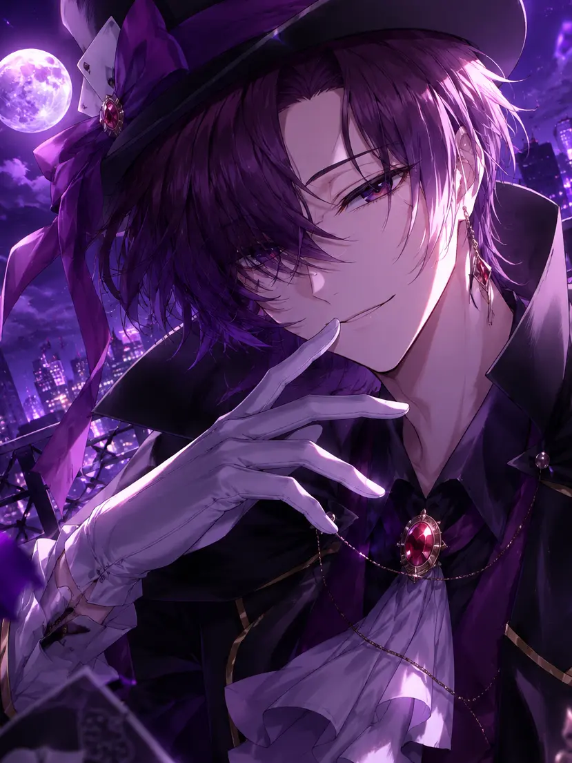 Nora_cats의 Phantom Thief Smiles Under Moonlight