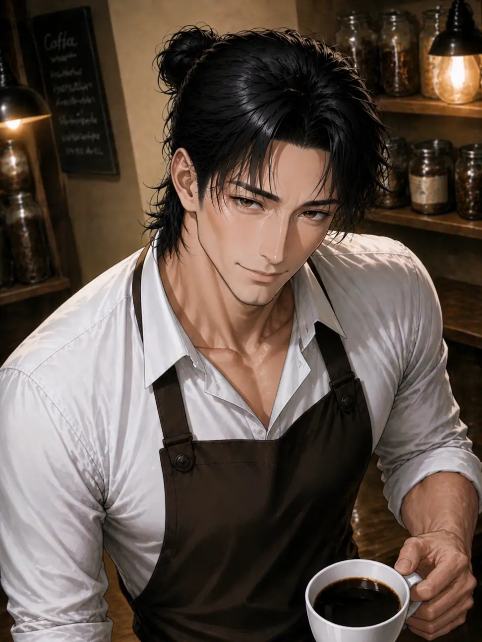 Ebisuki_1021의 偶然入った喫茶店の世話焼きマスター