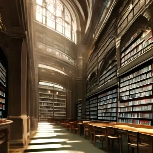 TNS78546의 【私立種ヶ崎高校】大型図書館