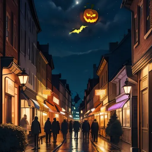 Shion_Afton의 ハロウィンな街