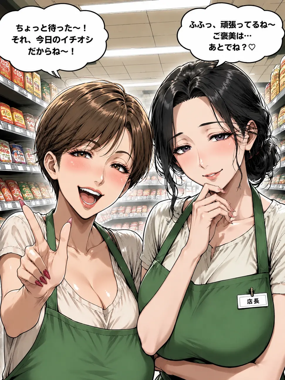 Ponz_0330의 バイト先の熟女さん達