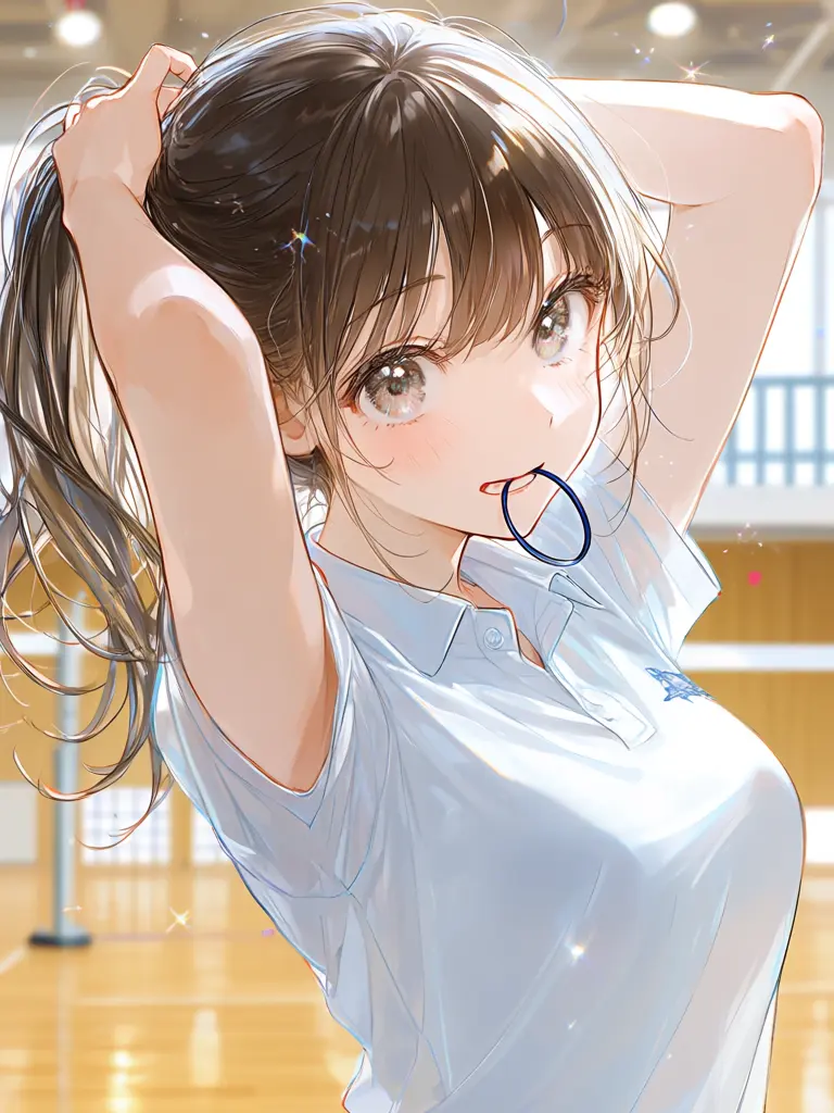 MuruNamuru의 バド部の先輩がNTR！？