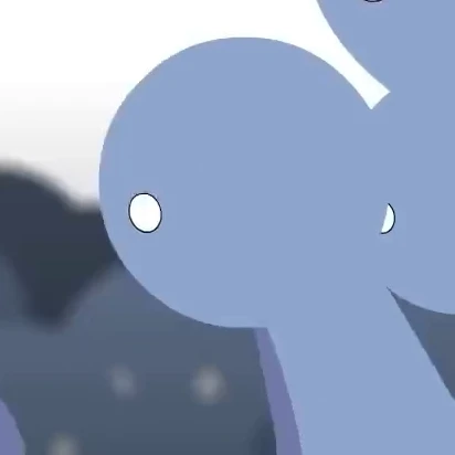 blue stickman