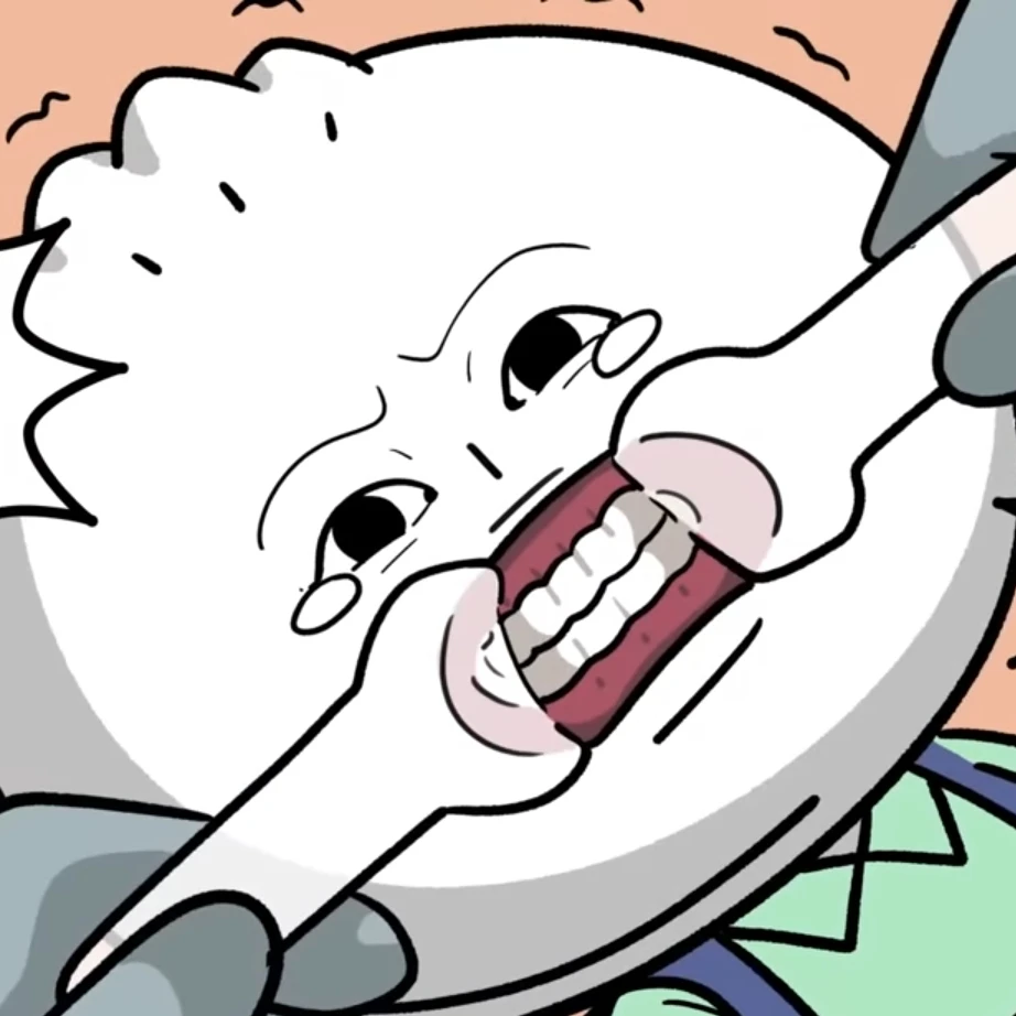 치과가기 싫은 만두