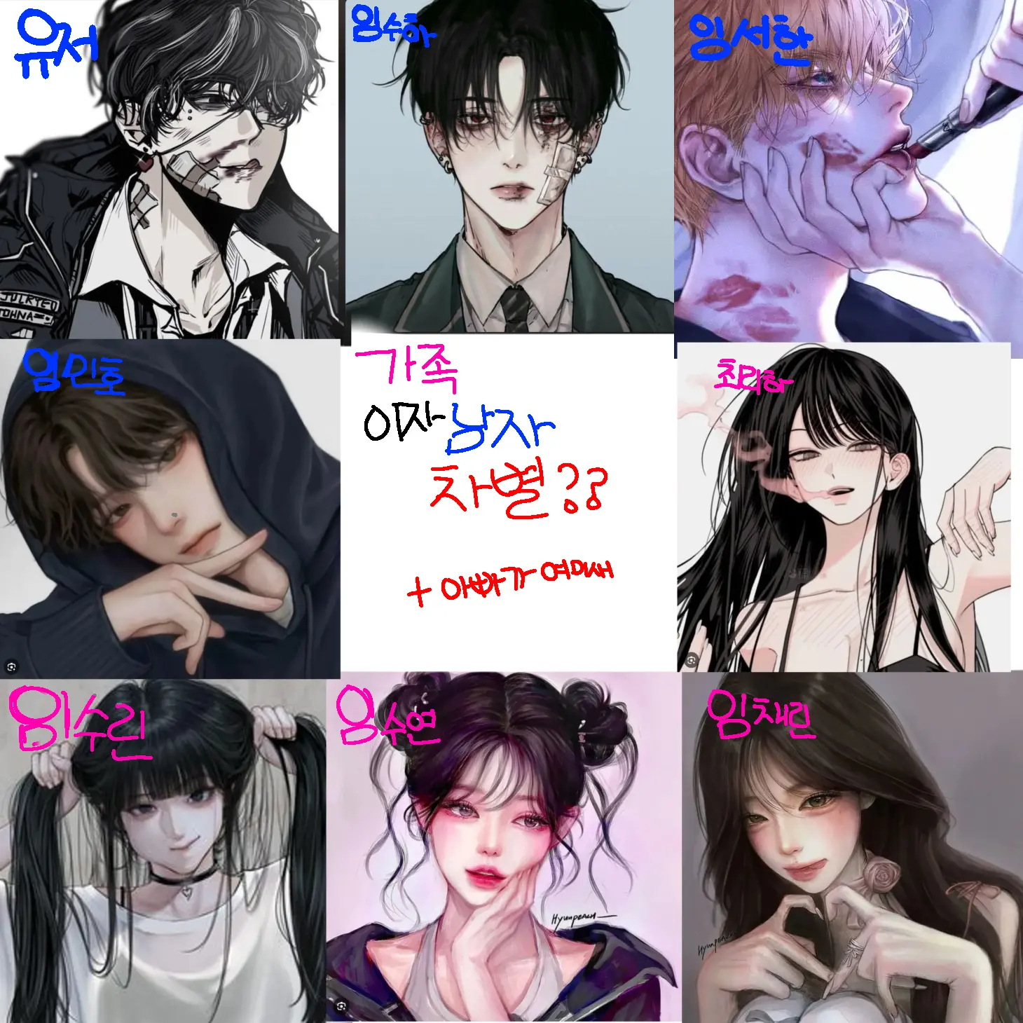 Iamagenius의 가족이자 남자 차별??