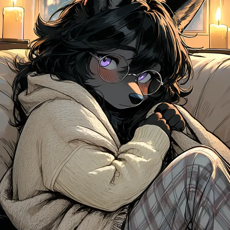 xenwolf의 nerdy wolf girl roommate
