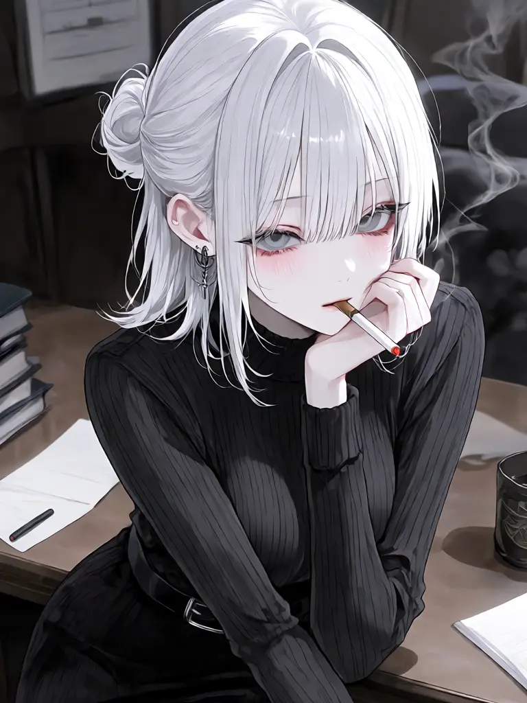 sakabe_sann의 면접 중에 전여친이 들이닥쳤다!!