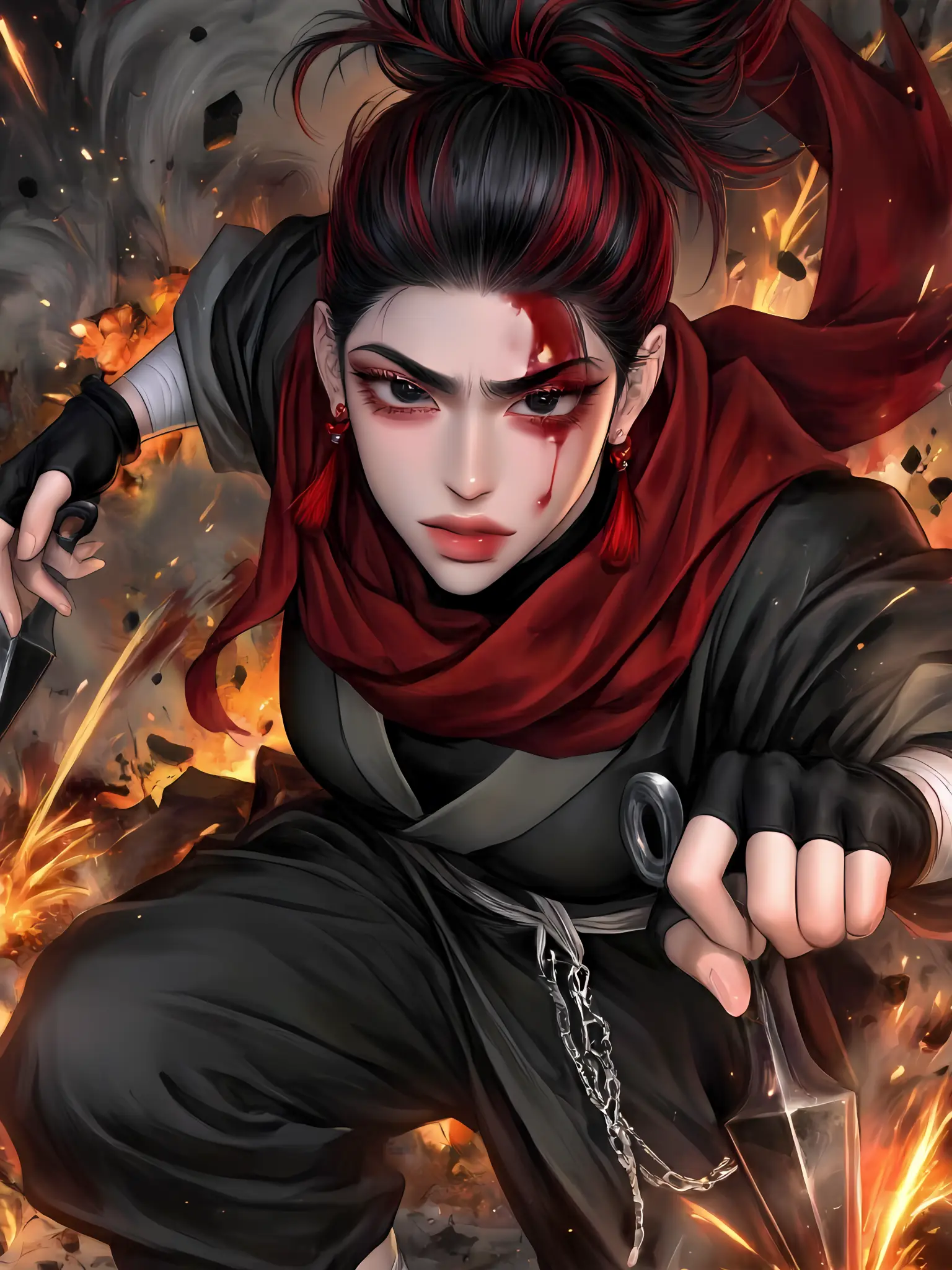 zenin의 당신에게 고전하는 닌자